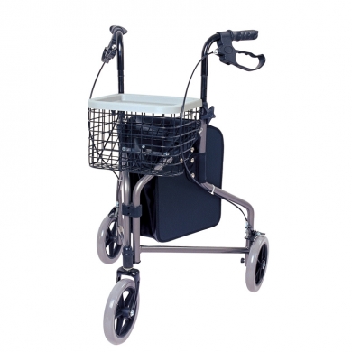 3 wheeled rollator